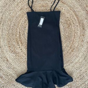 NWT Nastygal Black Bodycon Dress